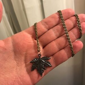 Leaf necklace